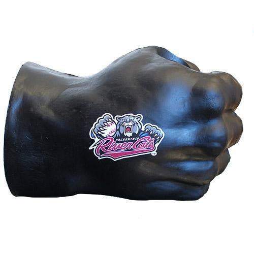 FIST DRINK HOLDER - BLACK, SACRAMENTO RIVER CATS