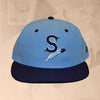 Spokane Indians Fitted Light Blue w/Navy Cap