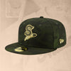 Spokane Indians Fitted Dark Green Camo Cap