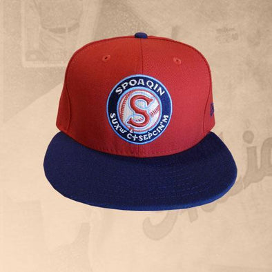 Spokane Indians Fitted Salish Red Cap