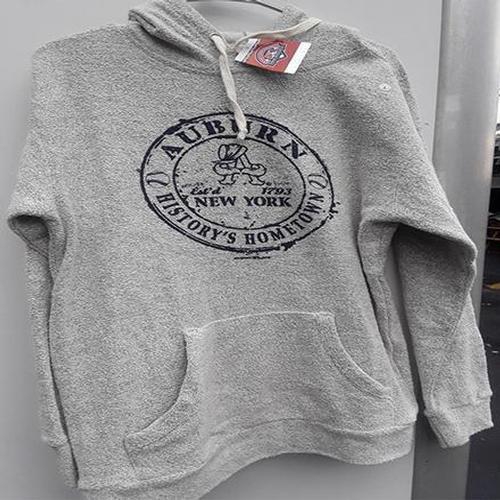 Auburn Doubledays Lucas Loop Fleece Hoodies - Gray