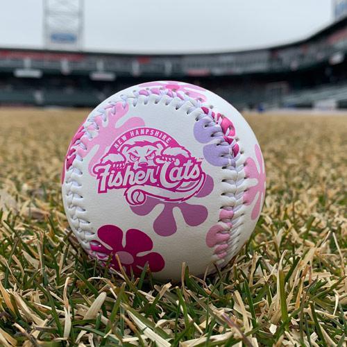 New Hampshire Fisher Cats Flower Baseball