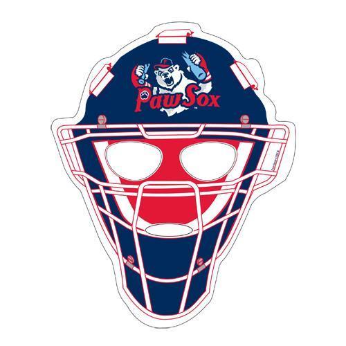 Pawtucket Red Sox Navy/Red PawSox Foam Catcher's Mask