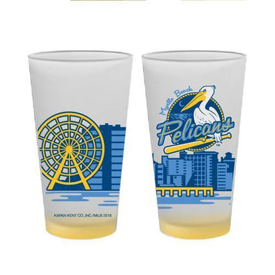 Myrtle Beach Pelicans KAPAN-KENT SKYLINE PINT GLASS