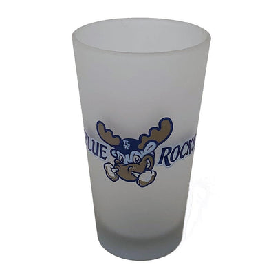 Wilmington Blue Rocks Frosted Pint Glass