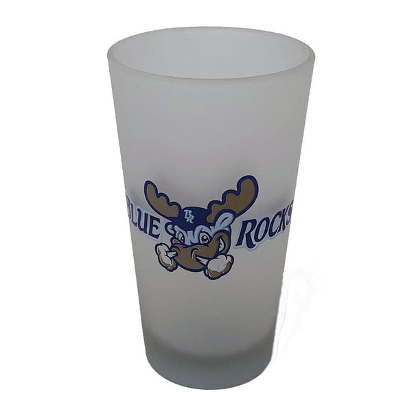 Wilmington Blue Rocks Frosted Pint Glass