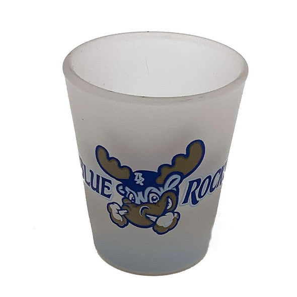 Wilmington Blue Rocks Frosted Shot Glass
