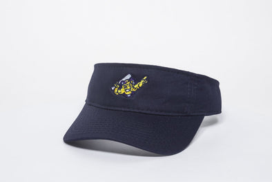 Mighty Mussels Visor Hat, Navy