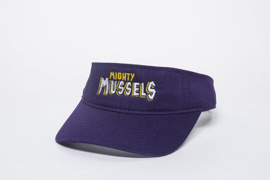 Mighty Mussels Visor Hat, Purple