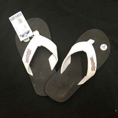 Black/White Sport Flip Flops