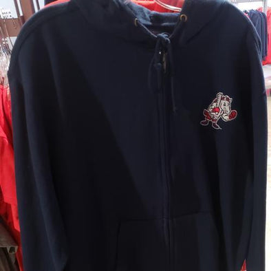 Full Zip Navy Boxer