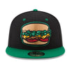 Albuquerque Isotopes Hat-Green Chile Cheeseburgers On-Field