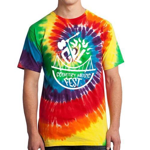 Greenville Drive CMF Rainbow Tie Dye Tee