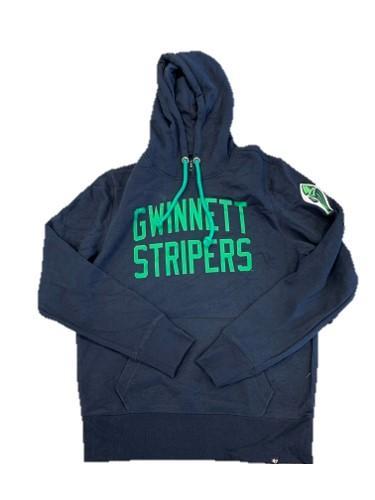 Gwinnett Stripers '47 Headline Hoodie- Navy