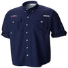 Gwinnett Stripers Columbia Bahama II Shirt- Navy
