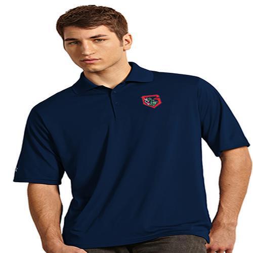 Gwinnett Stripers Antigua Alternate G Logo Navy Exceed Polo