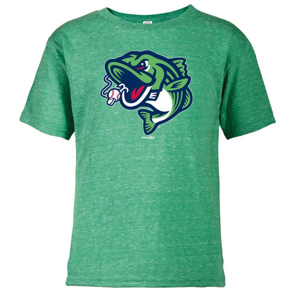GS YOUTH CAP LOGO KELLY GREEN TEE