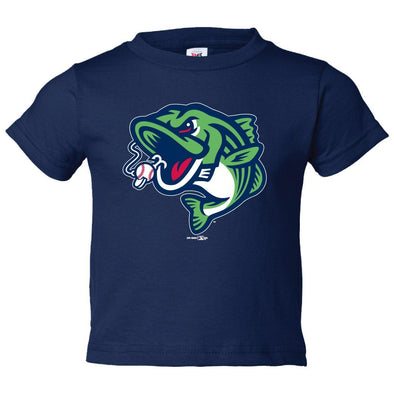 Gwinnett Stripers Bimm Ridder Toddler Home Cap Logo Tee- Navy