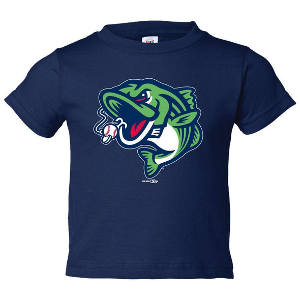 Gwinnett Stripers Bimm Ridder Toddler Home Cap Logo Tee- Navy