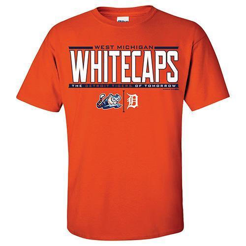 West Michigan Whitecaps Affiliate Gift Orange Tee
