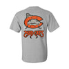 Carolina Mudcats Youth Grey C Logo T-shirts