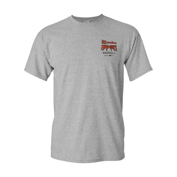 Carolina Mudcats Youth Grey C Logo T-shirts