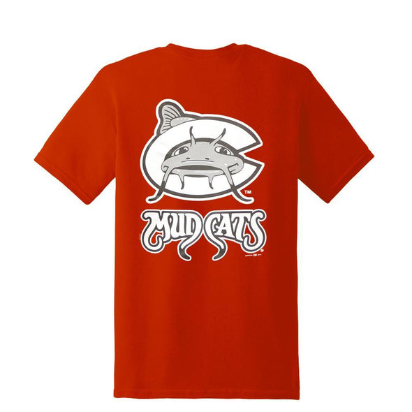 Carolina Mudcats Youth Red C Logo T-shirts