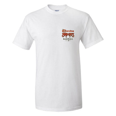 Carolina Mudcats Adult White C Logo Tee