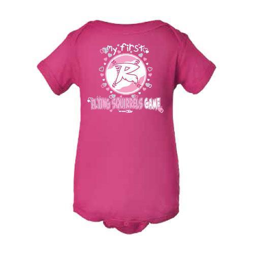 Richmond Flying Squirrels Girls 1st Game Onesie