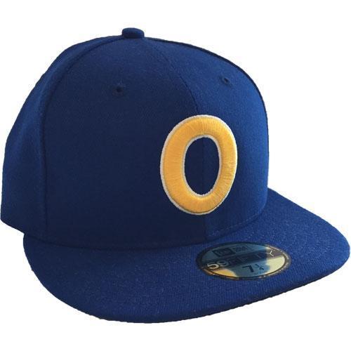 Omaha Royals New Era 59Fifty Vintage Gold O Cap