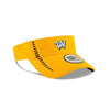 West Virginia Black Bears Gold Adjustable Visor