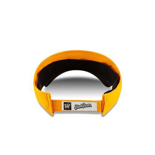 West Virginia Black Bears Gold Adjustable Visor