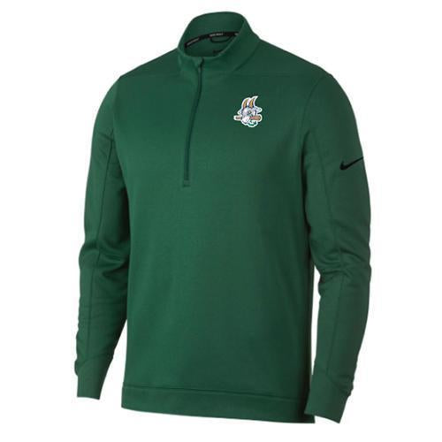 Hartford Yard Goats Nike Adult Golf Therma Half Zip in Green