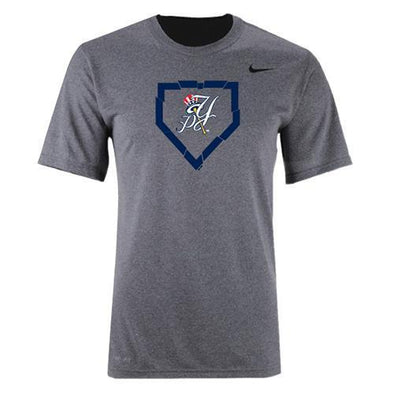 Pulaski Yankees Dri-Fit Nike T-Shirt - Gray Plate