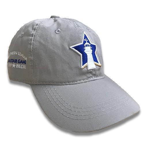 Biloxi Shuckers Hat-GWT ASG STAR LOGO LIGHT GRAY