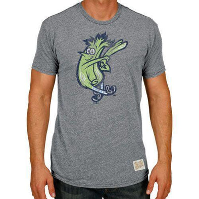 Wilmington Blue Rocks Adult Gray Mr. Celery Tee