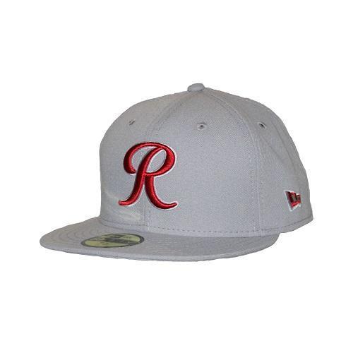 Tacoma Rainiers 59Fifty Gray Red R Fitted