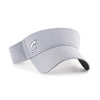 Columbus Clippers Gray Repetition Visor, Columbus Clippers