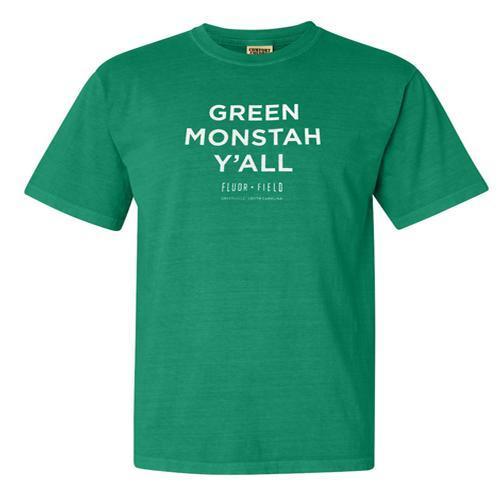 Greenville Drive Green Monstah Y'all Adult Tee