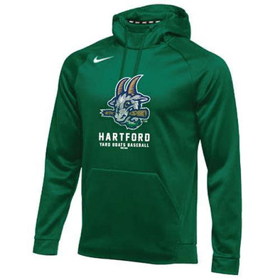 Hartford Yard Goats Nike Therma Hoodie in Hunter Green