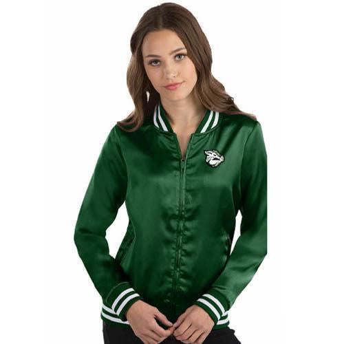 Womens Satin Bomber Jacket