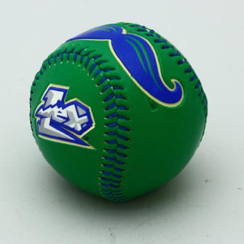 Mustache Deboss Baseball
