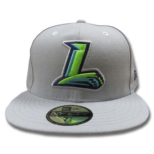 Lynchburg Hillcats Hillcats High Crown Grey Road Fitted Cap