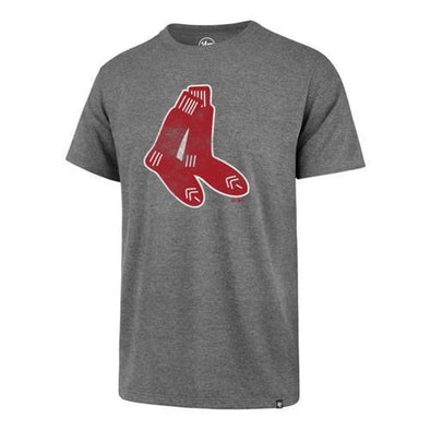 Boston Red Sox 47 Brand Grey Dangling Socks Tee