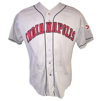 Indianapolis Indians Game Worn Road BB Jersey