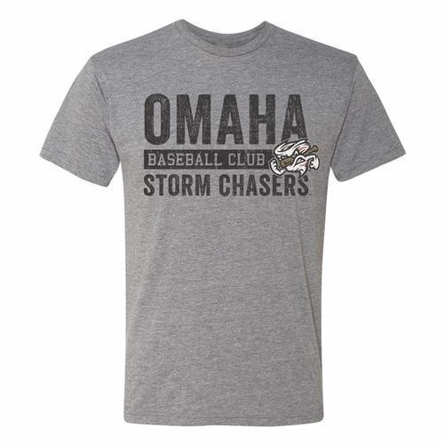 Omaha Storm Chasers Men's 108 Grey Club Tee