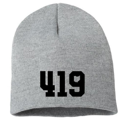 Holy Toledo Grey Block 419 Knit Cap