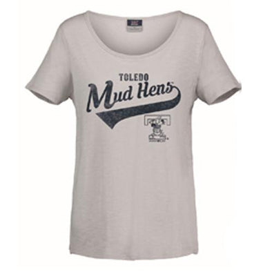 Grey Gloria Ladies Scoop T