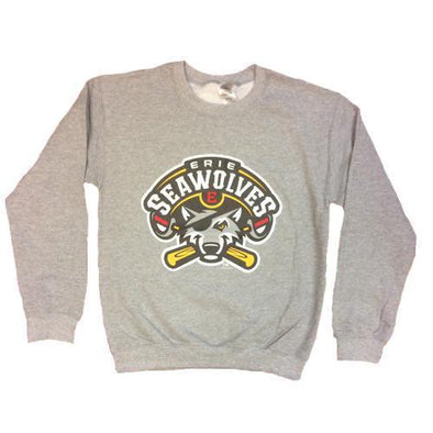Erie SeaWolves Grey Crew Neck Sweatshirt