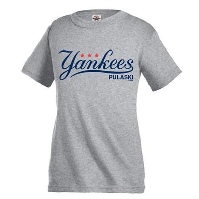 Pulaski Yankees Youth Pulaski Yankees T-Shirt - Gray